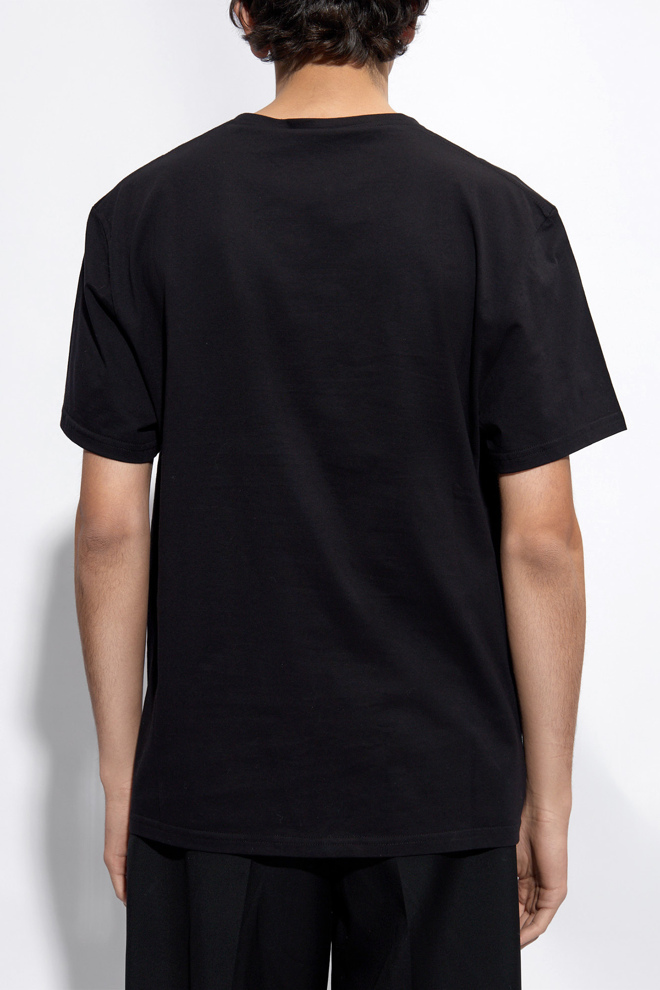Alexander McQueen sky-print silk shirt - Black T - shirt